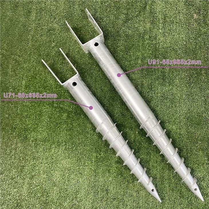 Galvanized Steel Ground Screw Anchor