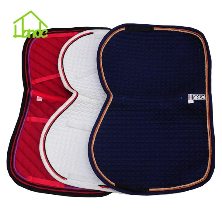 Breathable English Red Color Horse Saddle Pads